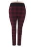 Maurices Plaid Burgundy Leggings Size 24 (3) - photo 1