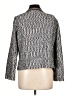 Tory Burch Chevron-herringbone Silver Jacket Size 12 - photo 2