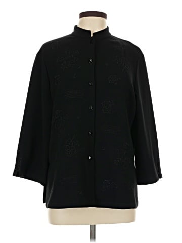 Easy Spirit 3/4 Sleeve Button-Down Shirt (view 1)