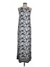 Max Studio Print Gray Casual Dress Size M - photo 1