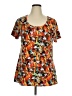 Lularoe Tropical Orange Short Sleeve T-Shirt Size XL - photo 1
