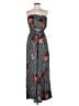 Akira 100% Polyester Tropical Gray Jumpsuit Size S - photo 1