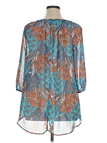 Karen Kane 3/4 Sleeve Blouse (view 2)