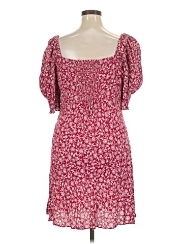 Madewell Puff-Sleeve Mini Dress in Floral (view 2)