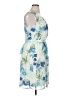 Connected Apparel Tropical Blue Cocktail Dress Size 14 - photo 4
