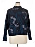 Ann Taylor Floral Blue Turtleneck Sweater Size XL - photo 1