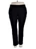 Anne Klein 100% Polyester Solid Black Casual Pants Size 3X - photo 1