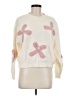 Altar'd State 100% Polyester Floral Ivory Pullover Sweater Size M - photo 1