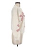 Altar'd State 100% Polyester Floral Ivory Pullover Sweater Size M - photo 4