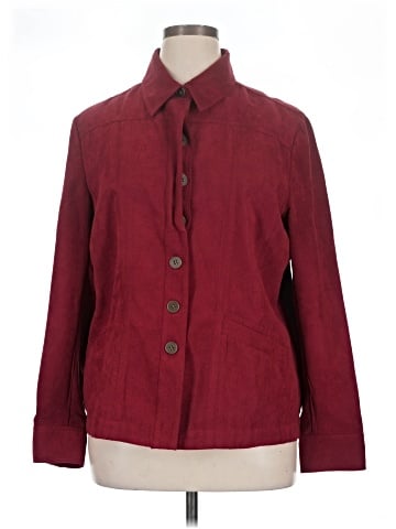 Chico's Faux Leather Jacket (view 1)