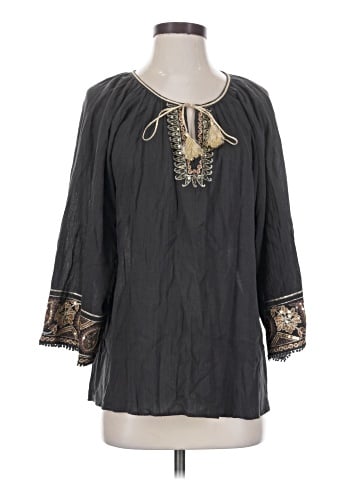 Calypso St. Barth 3/4 Sleeve Blouse (view 1)
