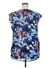 Gibson Floral Blue Sleeveless Blouse Size 2X - photo 2