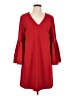 Antonio Melani Solid Red Casual Dress Size 10 - photo 1