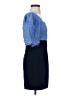 Sandro 100% Polyester Blue Cocktail Dress Size 36 waist - photo 4