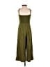 Assorted Brands Solid Green Jumpsuit Size S - photo 2