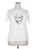 Assorted Brands 100% Cotton Print White Short Sleeve T-Shirt Size 2XL - photo 1