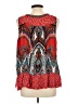BILA 100% Rayon Red Sleeveless Blouse Size L - photo 2