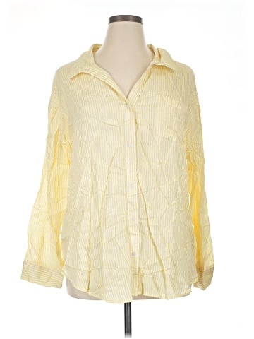 Assorted Brands 3/4 Sleeve Button-Down Shirt (view 1)