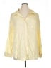 Assorted Brands 100% Rayon Stripes Yellow 3/4 Sleeve Button-Down Shirt Size XL - photo 1