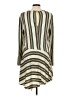 BCBGeneration Stripes Green Casual Dress Size L - photo 2