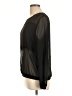 metaphor 100% Polyester Black Long Sleeve Blouse Size L - photo 5