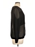 metaphor 100% Polyester Black Long Sleeve Blouse Size L - photo 4