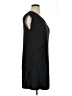 Avalanche Solid Black Casual Dress Size XL - photo 4