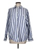 Gap Stripes Blue Long Sleeve Button-Down Shirt Size M - photo 1