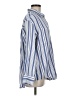 Gap Stripes Blue Long Sleeve Button-Down Shirt Size M - photo 4