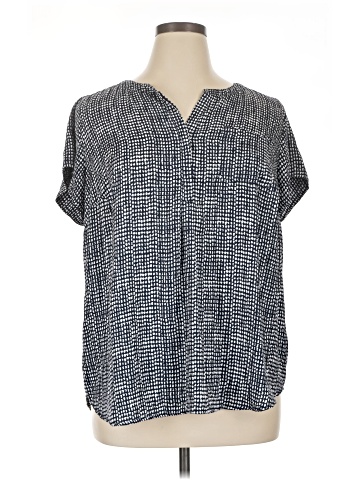 Liz Claiborne Short Sleeve Blouse (view 1)
