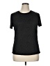 Danskin Now 100% Polyester Black Short Sleeve Top Size XL - photo 1