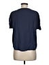Mine 100% Rayon Blue Short Sleeve Blouse Size M - photo 2