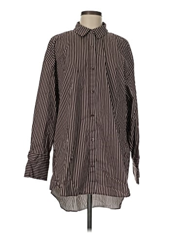 STAUD Long Sleeve Button-Down Shirt (view 1)