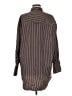 STAUD Stripes Brown Long Sleeve Button-Down Shirt Size M - photo 2