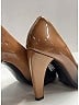 Prada 100% Patent Leather Color Block Brown Tan Heels Size EU 36 1/2 - photo 5
