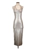 Akira Metallic Silver Cocktail Dress Size S - photo 1