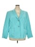 Judith Hart Teal Silk Blazer Size 18 - photo 1