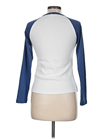Madewell The '90s Long-Sleeve Baseball Tee in Compact Cotton (view 2)