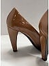 Prada 100% Patent Leather Color Block Brown Tan Heels Size EU 36 1/2 - photo 3