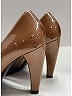 Prada 100% Patent Leather Color Block Brown Tan Heels Size EU 36 1/2 - photo 4