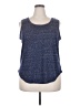 Just Be... Blue Sleeveless Top Size 2X - photo 1