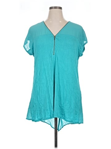 August Silk Short Sleeve Blouse (view 1)
