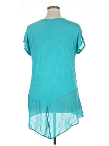 August Silk Short Sleeve Blouse (view 2)
