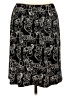 Volume One Paisley Black Casual Skirt Size L - photo 1