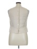 Lord & Taylor 100% Polyester Ivory Vest Size 10 - photo 2