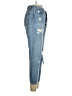 Forever 21 100% Cotton Hearts Blue Jeans Size L - photo 4