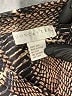 Doncaster Collection 100% Silk Chevron-herringbone Black Long Sleeve Silk Top Size 6 - photo 7