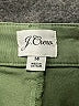 J.Crew Solid Green Khaki Shorts Size 14 - photo 3