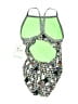 Dolfin Argyle Green White One Piece Swimsuit Size 12 - photo 2