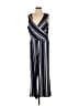Nina Leonard Stripes Blue Jumpsuit Size XL - photo 1